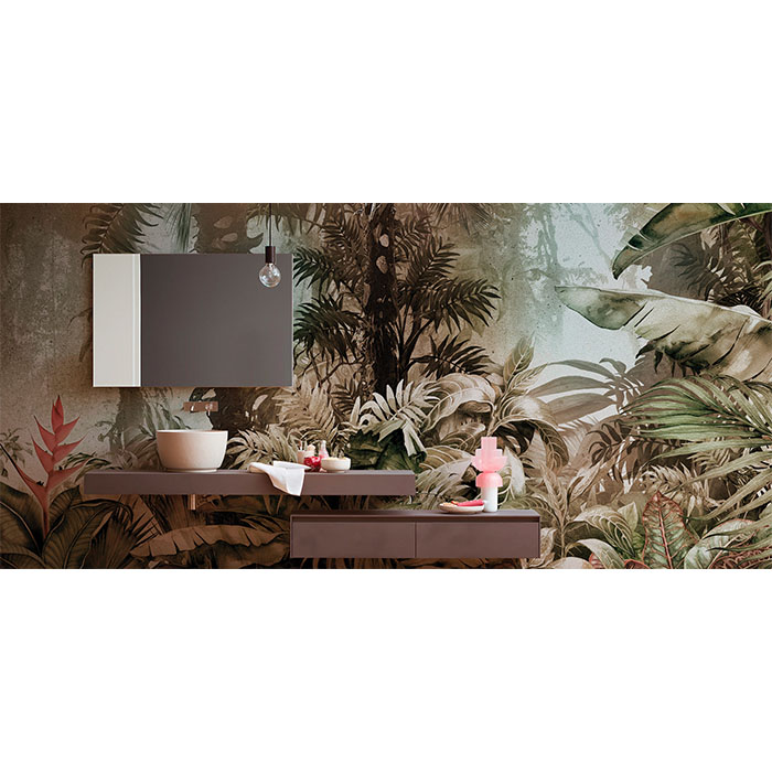 Bagno Carta Da Parati Inkiostro Bianco.Inkiostro Bianco Carta Da Parati Mowgli Giba Design Store